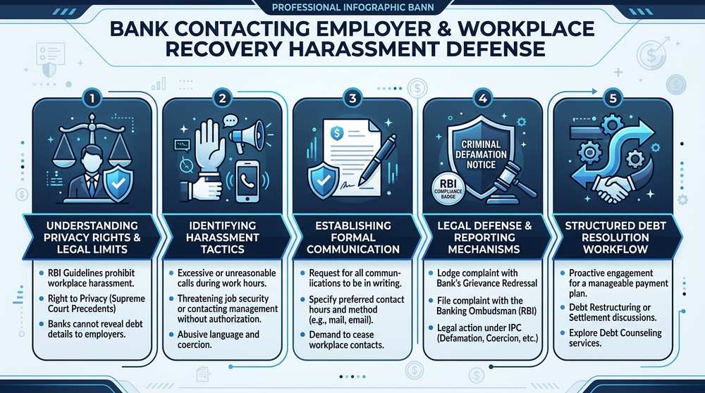 Bank Contacting Employer and Workplace Recovery Harassment Defense Strategic Roadmap