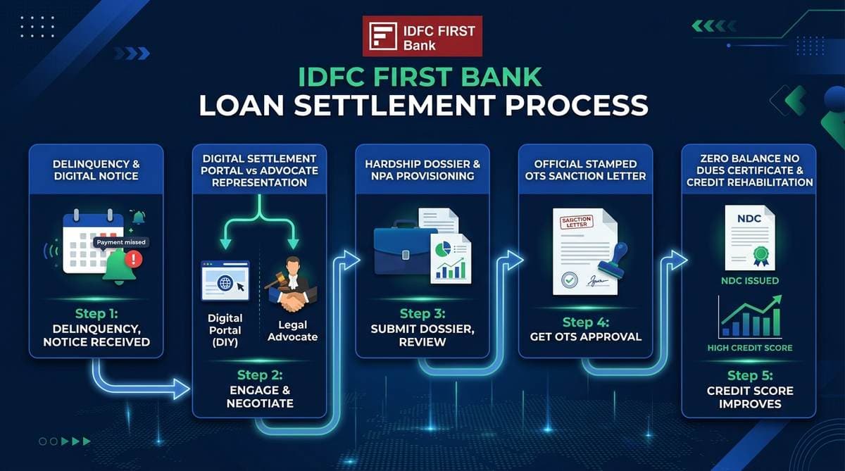 IDFC First Bank Loan Settlement Process & Legal OTS Blueprint