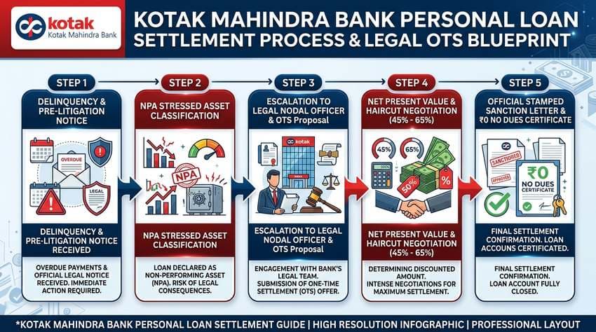 Kotak Mahindra Bank Personal Loan Settlement Process & Legal OTS Blueprint