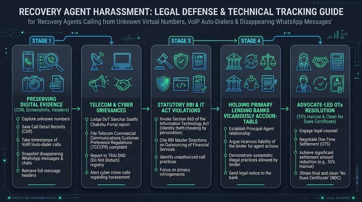 Recovery Agent Harassment Legal Defense and Technical Tracking Strategic Guide