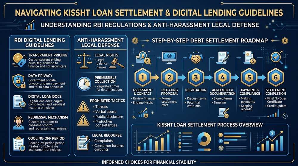 Kissht Loan Settlement Process and RBI Digital Lending Rules