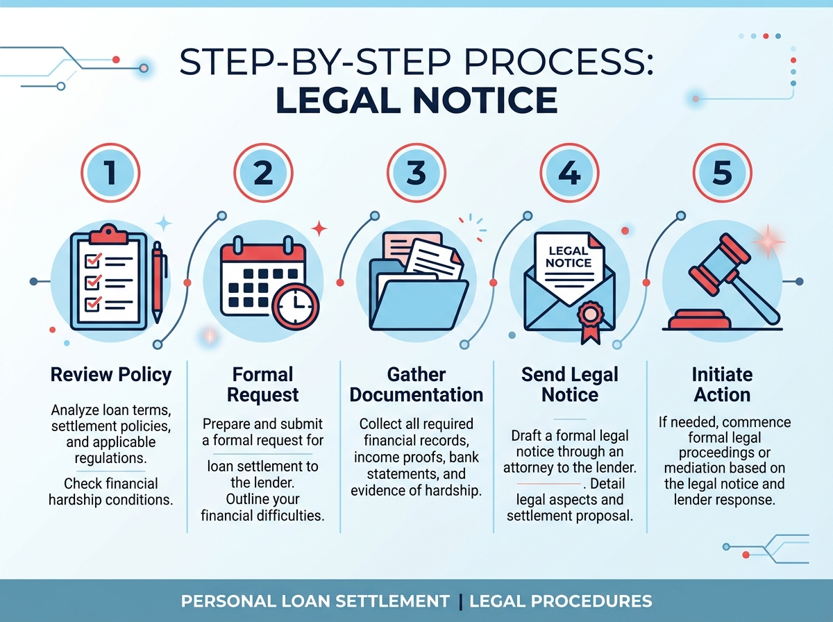 Process of Personal Loan Settlement Services